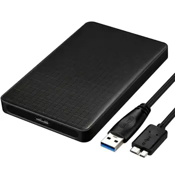 5 Гбит /с USB 3.0 Корпус для мобильного жесткого диска 2,5-дюймовый SATA Поддерживает различные механические жесткие диски и твердотельные накопители SSD