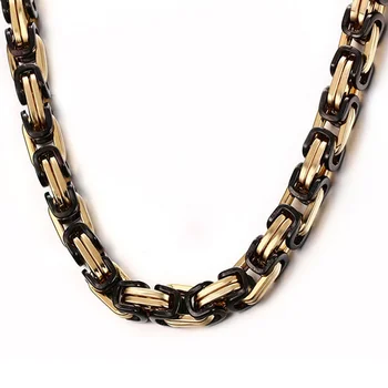Мужское длинное ожерелье Vnox 60 см для мужчин, металлическая байкерская цепочка из нержавеющей стали 8 мм, тяжелые украшения для вечеринок
