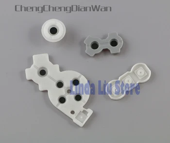 ChengChengDianWan 4 в 1 Резиновая проводящая контактная кнопка D-Pad Ремонт прокладок для контроллера Wii Замена аксессуаров 20 комплектов