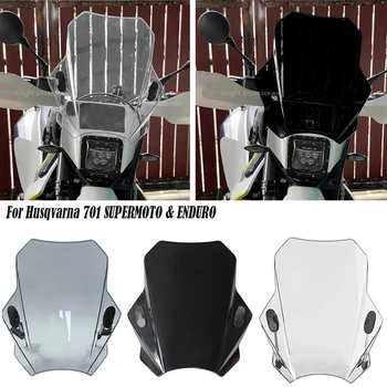 Для Husqvarna 701 SUPERMOTO & ENDURO, универсальное лобовое стекло мотоцикла, защитное стекло, аксессуары для мотоциклов